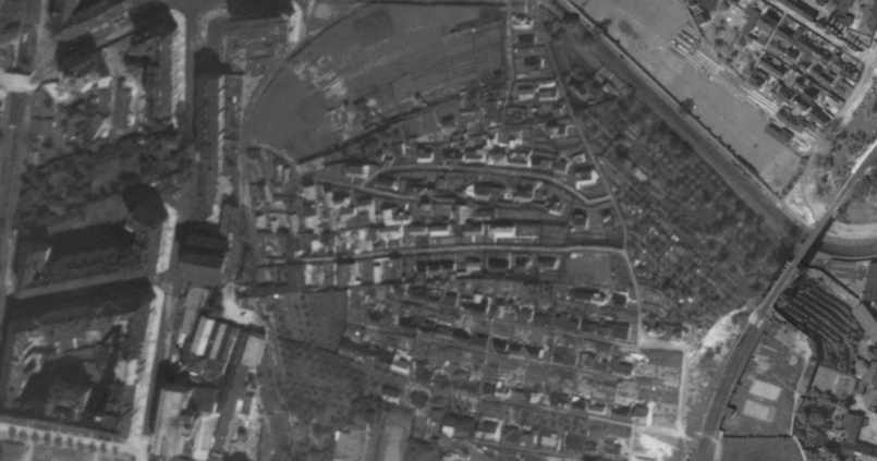nouzova-kolonie-na-hajku-letecky-snimek-1945