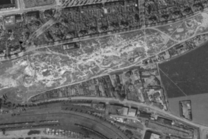 nouzova-kolonie-zidovske-pece-m-letecky-snimek-1945