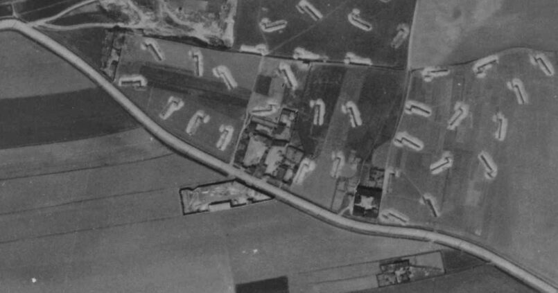 nouzova-kolonie-k-vackovu-letecky-snimek-1945