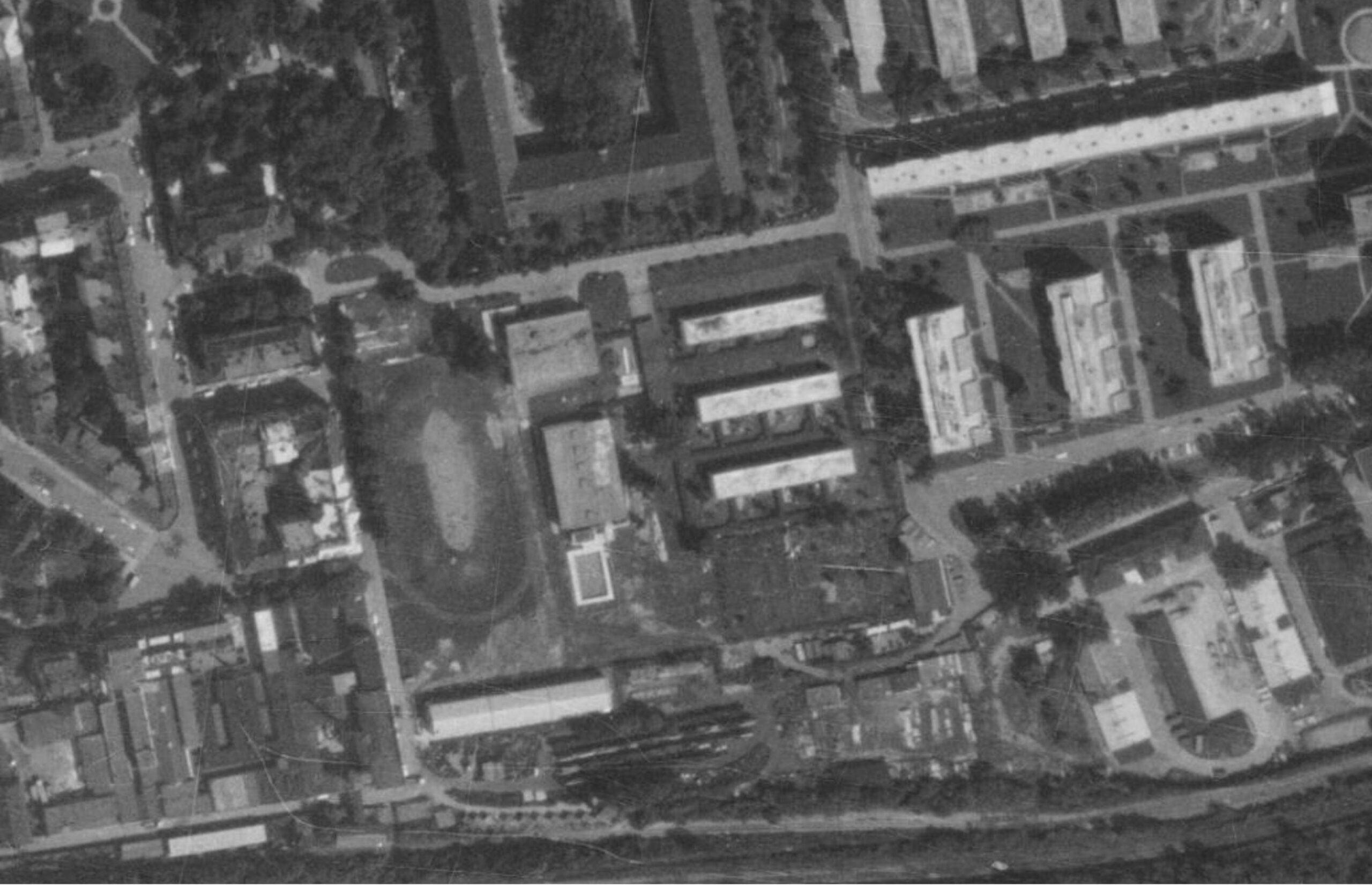 nouzova-kolonie-invalidovna-letecky-snimek-1975