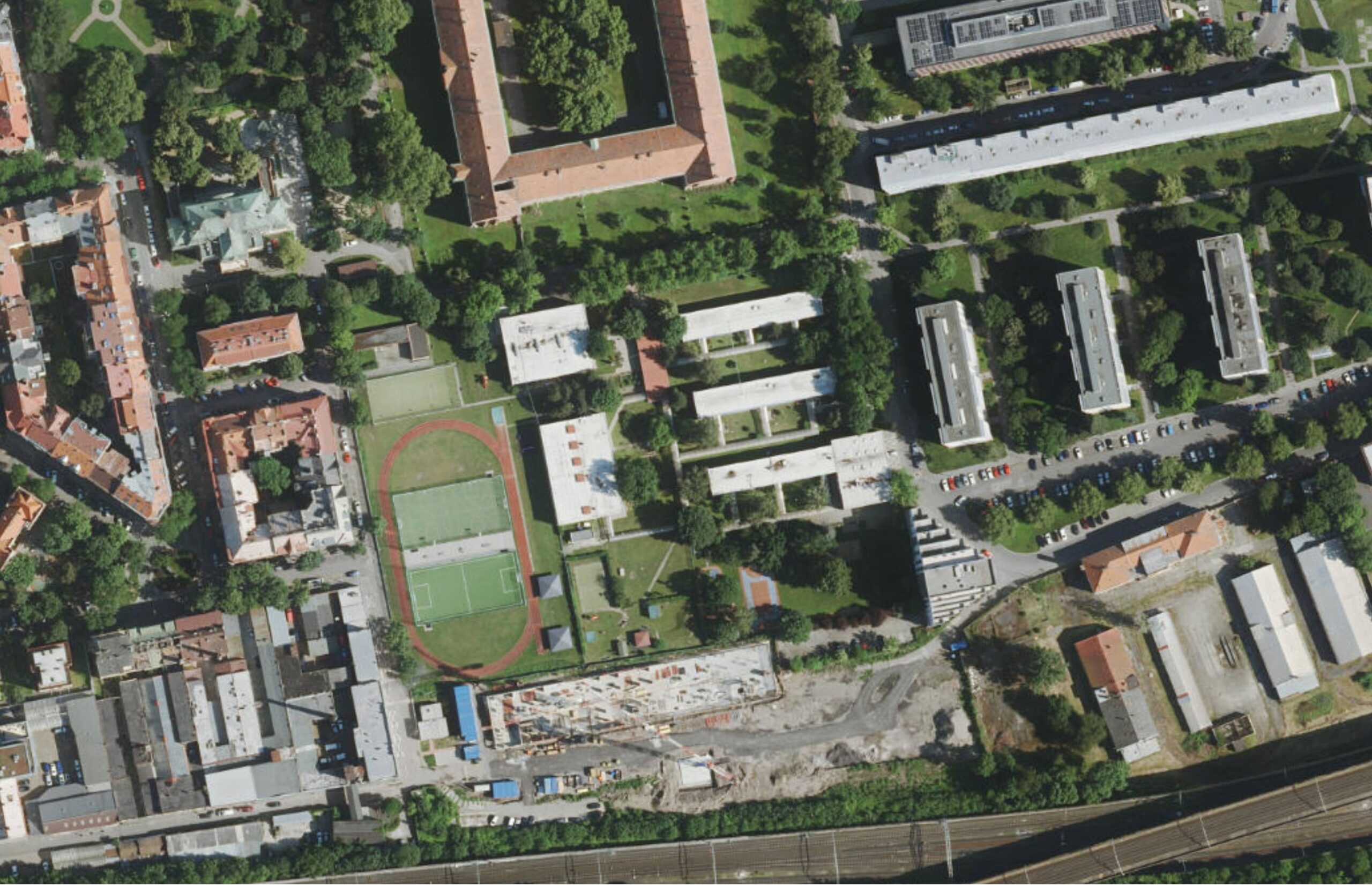 nouzova-kolonie-invalidovna-letecky-snimek-2024