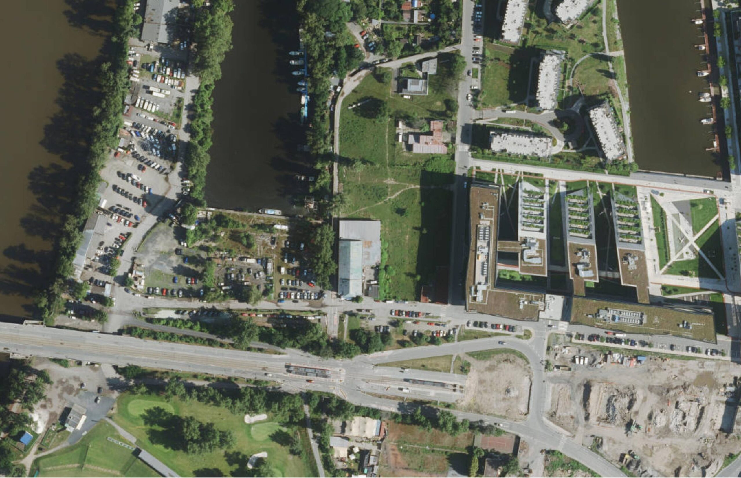 nouzova-kolonie-libensky-ostrov-letecky-snimek-2024