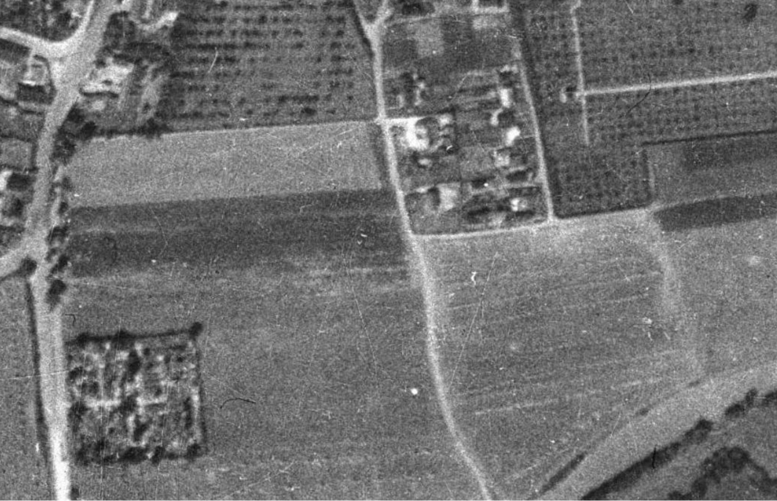 nouzova-kolonie-za-hrbitovem-letecky-snimek-1938