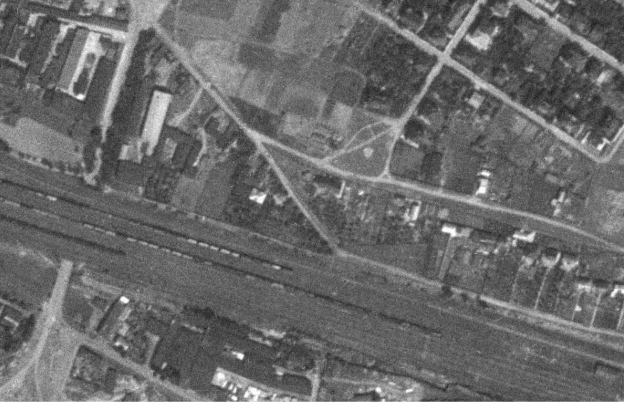 nouzova-kolonie-na-padesatem-letecky-snimek-1953