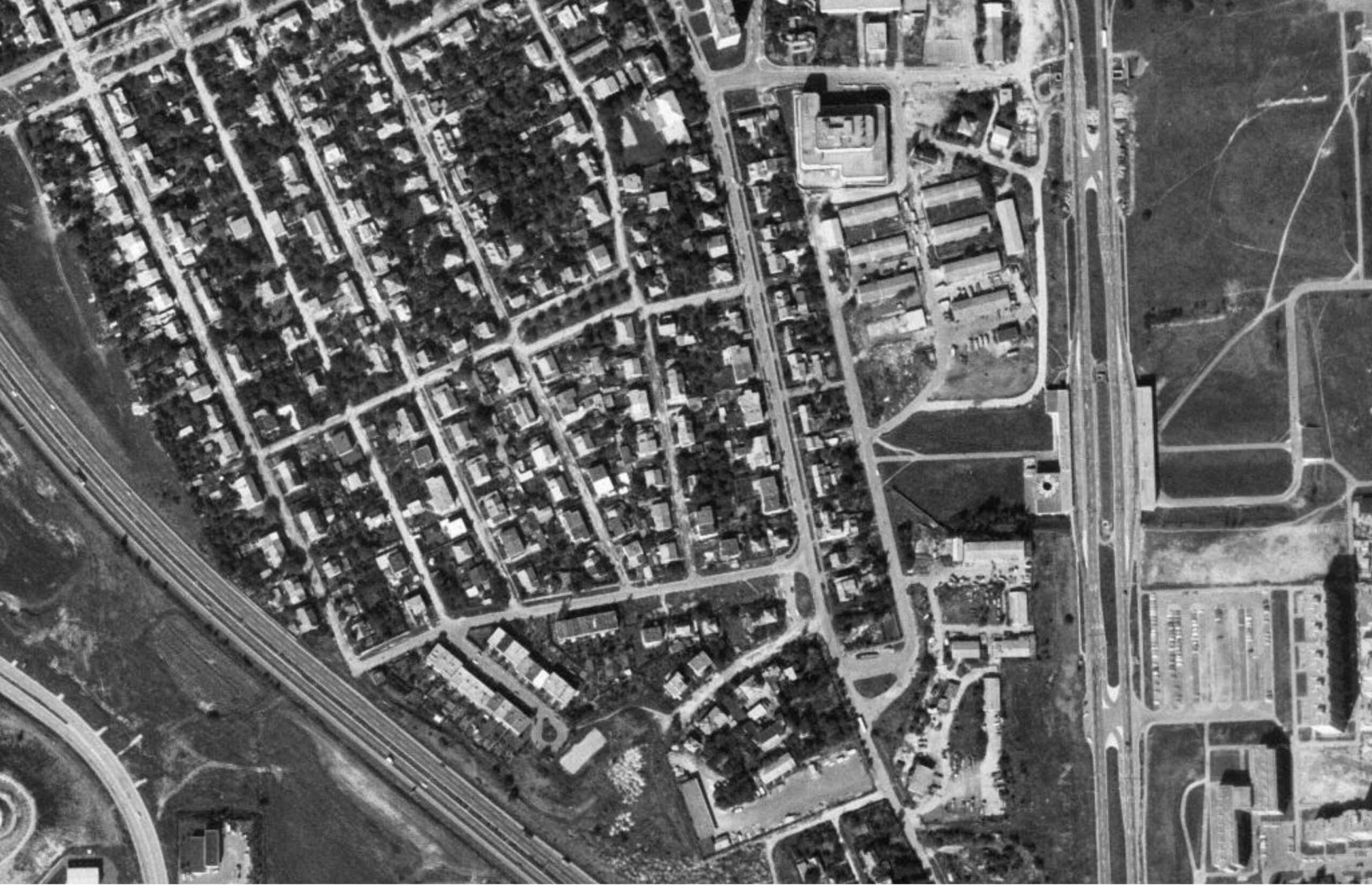 prazska-kolonie-letecky-snimek-1988